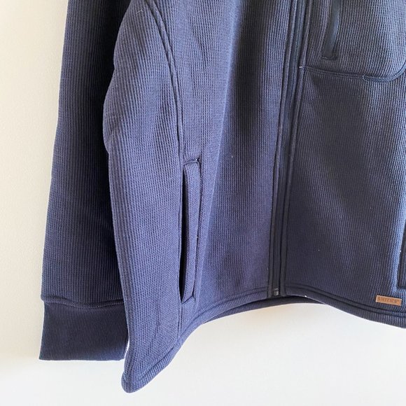 Smith's Workwear Thermal Sherpa Lined Jacket, Hooded, Pockets, Heather Navy, XL - Picture 6 of 12